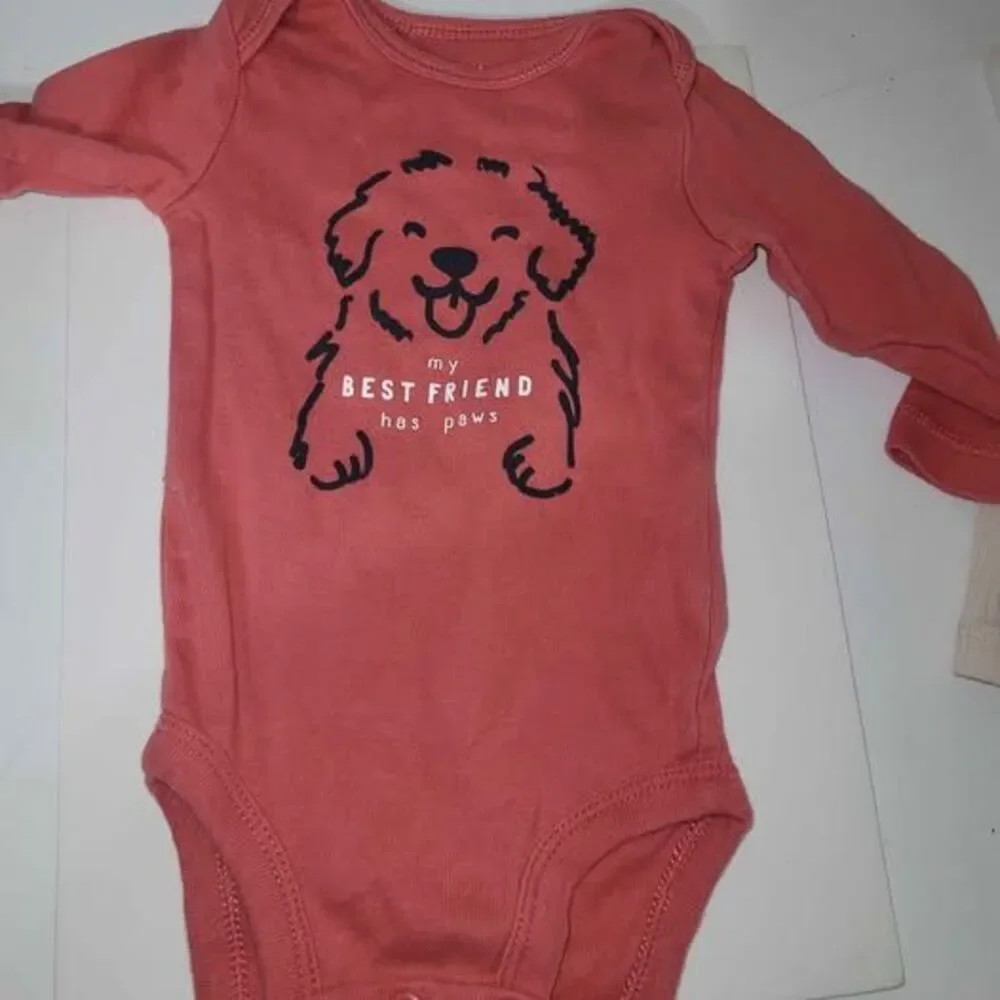 Carter's 3M Long Sleeve Dog Graphic Bodysuit